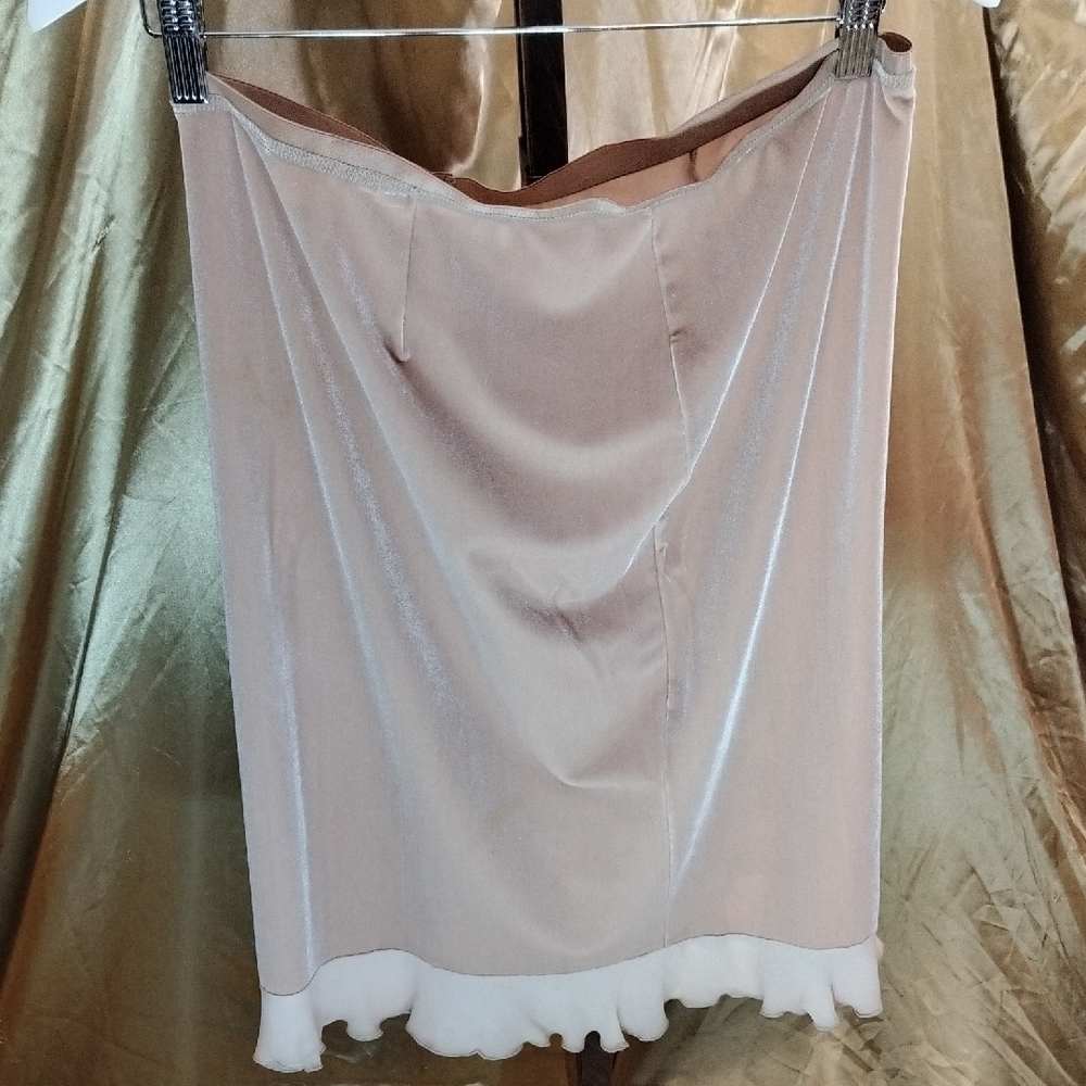 Hanky Panky Cream Ruffled Sailor Collar Blouse Skirt - Picture 7 of 7
